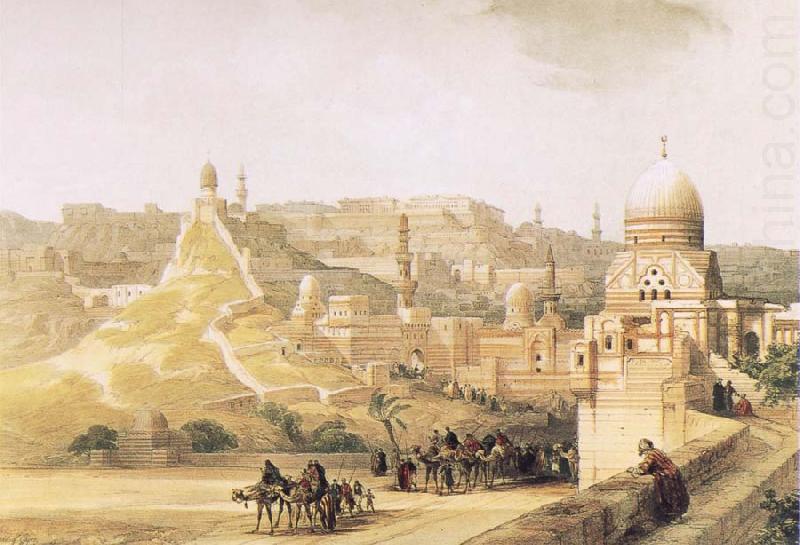 David Roberts The Citadel of Cairo china oil painting image